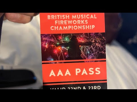 British Musical Fireworks Championships 2023 Southport show 6 AJ pyrotechnics