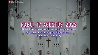 Download lagu Story WA Rohani Hari Rabu, 17 Agustus 2022 // Status WA Rohani Kristen pagi hari ✝ mp3