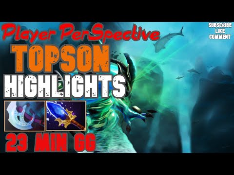 [HIGHLIGHTS]Topson MID Morphling vs Queen of Pain -  RIGHT CLICK with Amazing MORPH CONTROL Ability