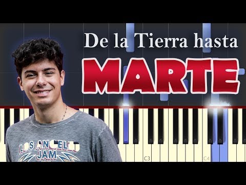 Alfred García - De La Tierra Hasta Marte | Piano Tutorial / Cover Video