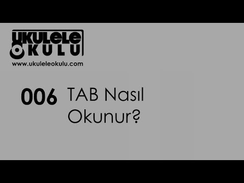 Ukulele Dersleri: Tab Nasıl Okunur?