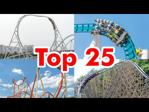 Top 25 BEST Roller Coasters That I've Ridden