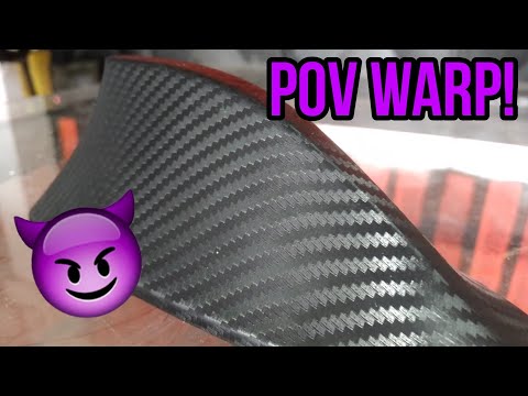 POV gloss Carbon fiber Wrap - How to sport Interior & Exterior a car
