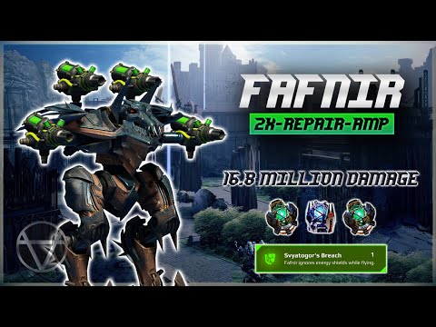 [WR] 🔥 Fafnir w/ 2X Repair Amplifier (16.8 Million DAMAGE) – Mk3 Gameplay | War Robots