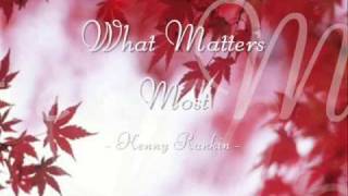 What Matters Most - Kenny Rankin