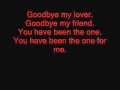 goodbey me lover-james blunt(lyrics) 