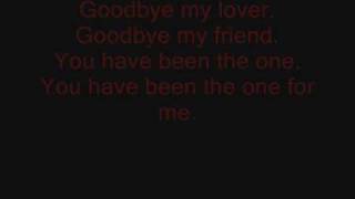 goodbey me lover-james blunt(lyrics)