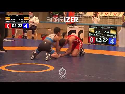 1/4 - 52KG - LO - CHORNOBAI, ROMAN (ARA) MAYILYAN PETROSYAN, RAZMIK (CAT)