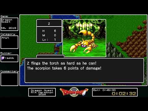 Dragon Quest RTA Marathon 2024 - Dragon Quest (Switch) by ladob_