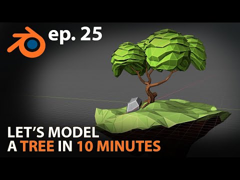 Let's Model a TREE in 10 MINUTES - ep. 25 - Blender 2.83