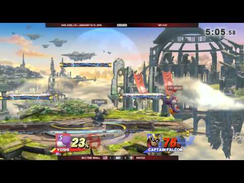 Genesis 3 Smash 4 Day 1 Pools winners final - The wall ( Yoshi) vs Patch (Captain Falcon)