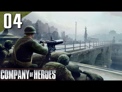 Company of Heroes: 100% (Expert) Walkthrough Part 4 - Carentan Counterattack (No Commentary)
