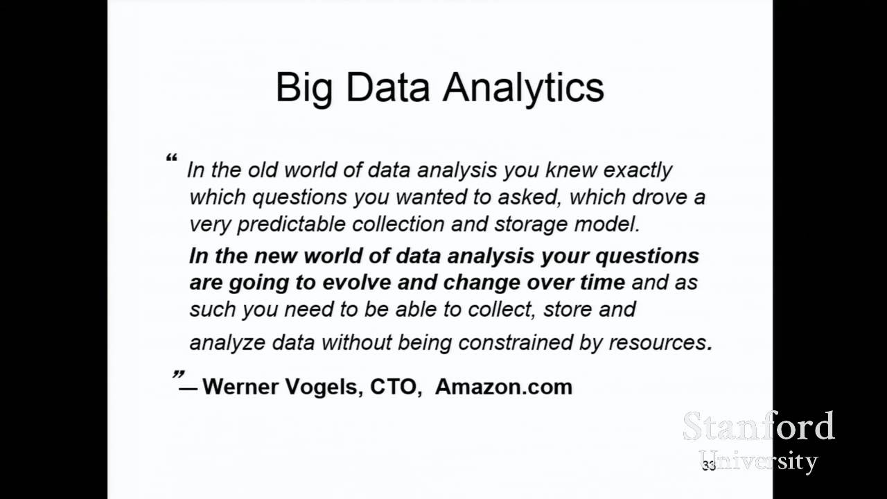 Stanford Seminar - Big Data: A Data Driven Society?