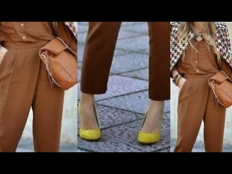 VESTIR CON ELEGANCIA Y ESTILO LUCIENDO ROPA EN COLOR MARRON CAFE/ CONJUNTOS DE ROPA ELEGANTES FINOS