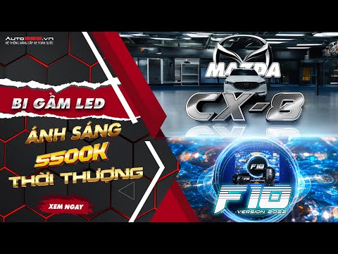 Mazda CX-8 nâng cấp bi gầm X-Light F10