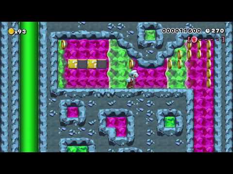 4-5:Forgotten Valley Hammer Hill by Myuu - Super Mario Maker - No Commentary 1bk