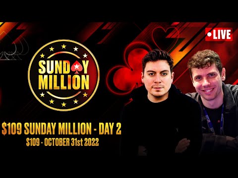 $109 SUNDAY MILLION - DAY 2 ♠️ Nick Walsh & Wistern ♠️ PokerStars