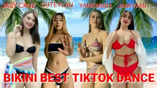 JASY CRUZ  CUTEYLAU  YANGMIAH AND JAMIYAMI BIKINI BEST TIK TOK DANCE COMPILATION VIDEO