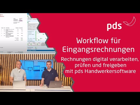 Eingangsrechnungsworkflow in pds Software | Eingangsrechnungen automatisch verarbeiten [2023]