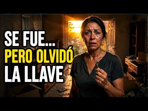 SU MARIDO SE MARCHÓ CON TODO, PERO OLVIDÓ LA LLAVE QUE CAMBIARÍA SU VIDA