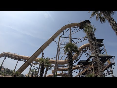 TALLEST WATERSLIDE IN EUROPE - Captain Spacemaker | Aqualandia Jesolo