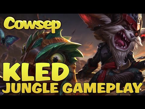 Cowsep - KLED JUNGLE GAMEPLAY - NEW PBE CHAMPION