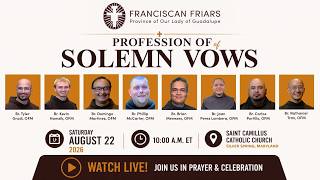 2026 Solemn Profession of 8 Franciscan Friars