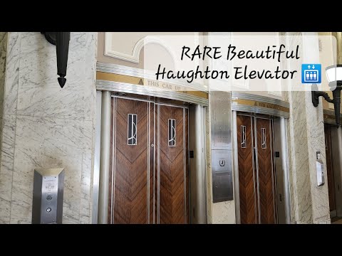 Rare Old Haughton Elevator in historic bldg in DT Chatt, TN. Beautiful 😍