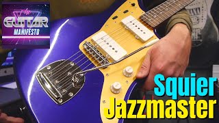 Video thumbnail for Squier by Fender Classic Vibe 60s Jazzmaster Metallic Purple Review by The Guitar Manifesto