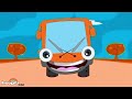 Hooplakidz Wheels On The Bus Orange Bus With Dots My Version