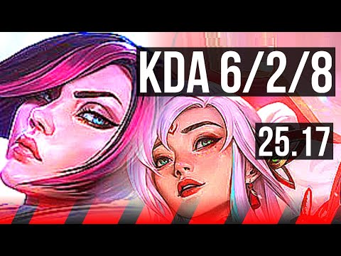 FIORA vs IRELIA (TOP) | 6/2/8 | KR Grandmaster | 25.17