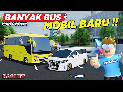 BANYAK BUS BARU DAN MOBIL MODIFIKASI SPESIAL !! REVIEW CDID UPDATE TERBARU - Roblox Indonesia