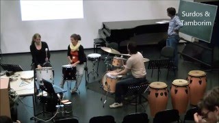 Percussion workshops for Brazilian rhythms