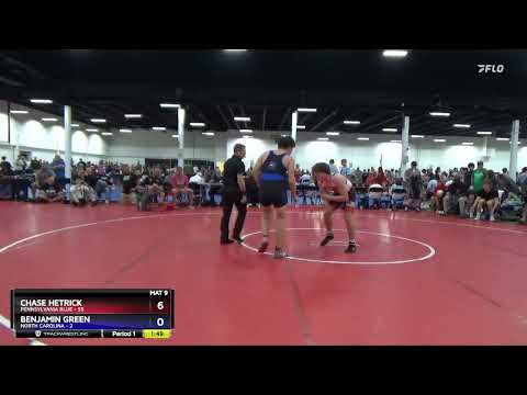 187 Lbs Round 1 (16 Team) - Chase Hetrick, Pennsylvania Blue Vs Benjamin Green, North Carolina A6b