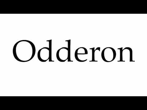 How to Pronounce Odderon