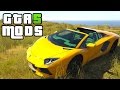 Lamborghini Aventador Roadster 1.0 para GTA 5 vídeo 5