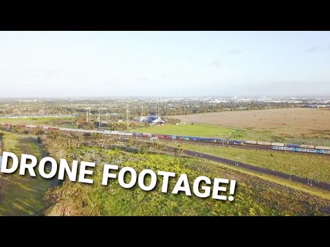 DRONE FOOTAGE!!! 7902v and Metro Trains at Laverton - 20/09/2021