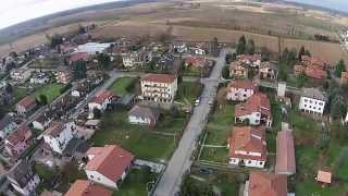 preview picture of video 'Motta Visconti dall'alto con Drone zona Ovest'