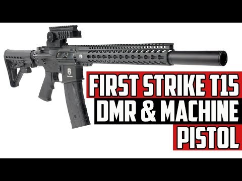 First Strike T15 DMR & Machine Pistol Paintball Gun
