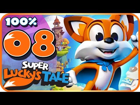 Super Lucky's Tale Walkthrough Part 8 🍀 100% 🍀 (PC, XB1) World 4 - Level 3, 4 & 5 + Final Boss