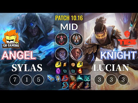 SN Angel Sylas vs TES knight Lucian Mid - KR Patch 10.16