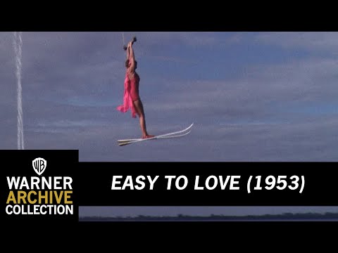 Esther Williams Water Ski to Helicopter Stunt | Easy To Love | Warner Archive