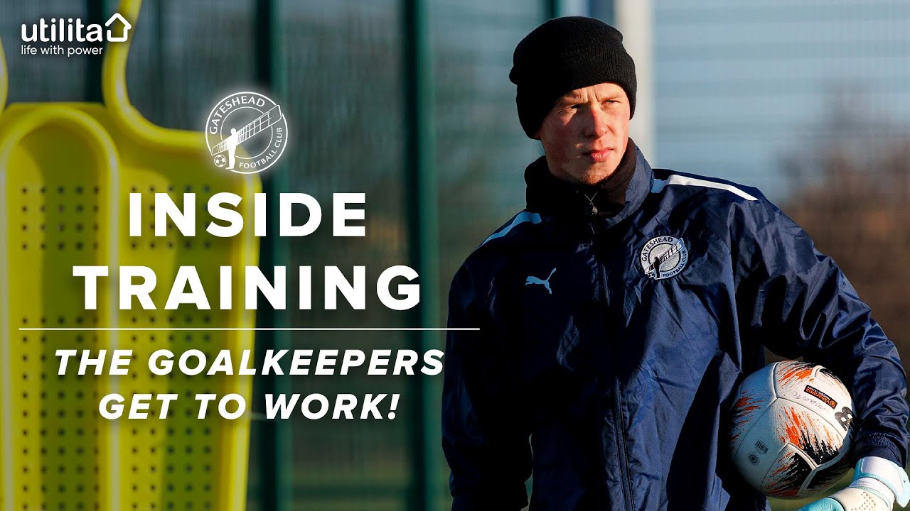 Fil & Monty re-united 🥰 | Behind the scenes with Gateshead’s goalkeepers | INSIDE TRAINING