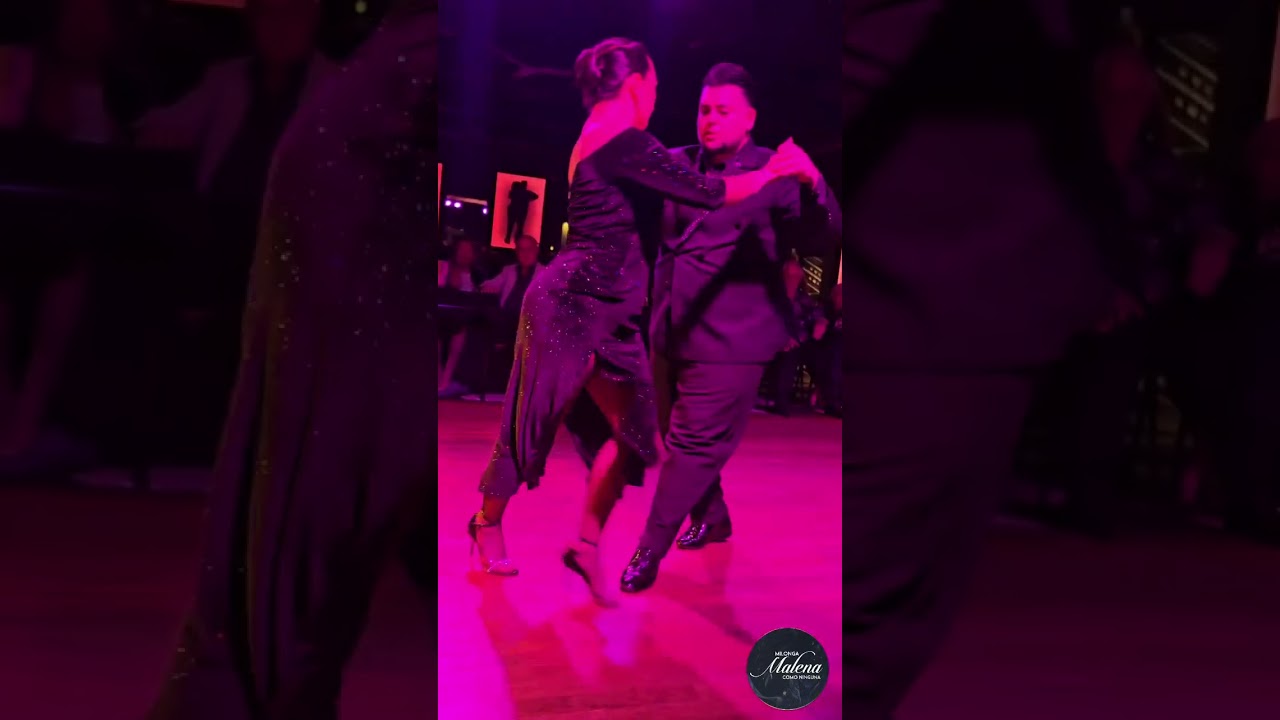 Cynthia Palacios & Sebastian Bolivar cerrando el mes aniversario de Milonga Malena!!