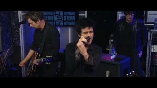 Green Day “Say Goodbye” Live on the Howard Stern Show (2016)