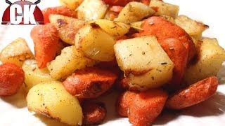 How to make Roasted Potatoes and Carrots - Easy Cooking!