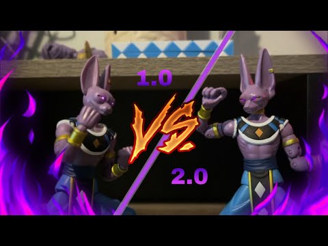 1.0 Beerus Dragon Star VS 2.0 Beerus Dragon Star comparison