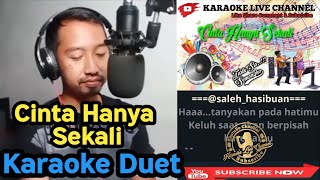 Download lagu CINTA HANYA SEKALI | Karaoke Duet Bersama Rief Min Ho mp3
