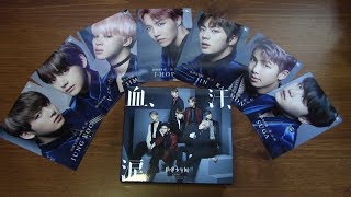 Unboxing BTS (방탄소년단) 7th Japanese Single Chi, Ase, Namida (血、汗、涙)