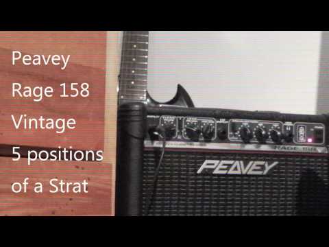 Peavey Rage 158 with HSS strat demo